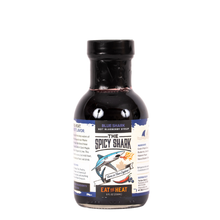 Load image into Gallery viewer, Blue Shark Hot Blueberry Maple Syrup (8oz, Mild Heat)