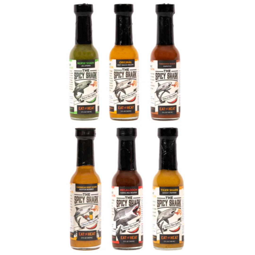 The Spicy Shark Hot Sauce Collection