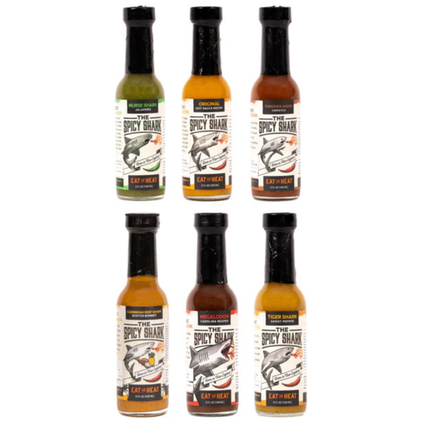The Spicy Shark Hot Sauce Collection