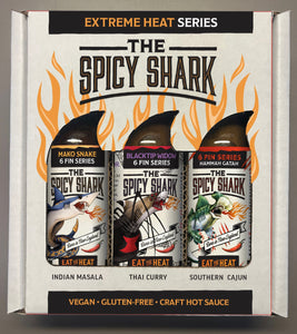 Extreme Heat 6-Fin Collection Hot Sauce Gift Box – The Spicy Shark