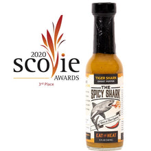 Load image into Gallery viewer, Tiger Shark Ghost Pepper Hot Sauce (5oz, Hot)