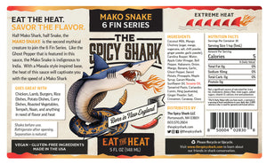 6-Fin Series Mako Snake Hot Sauce
