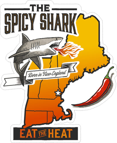 The Spicy Shark Sticker