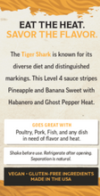 Load image into Gallery viewer, Tiger Shark Ghost Pepper Hot Sauce (5oz, Hot)